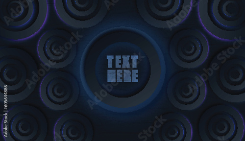 Drak Background New design Round shape in drak wallpaper