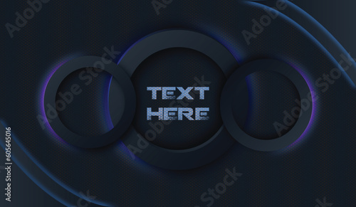 Drak Background New design Round shape in drak wallpaper