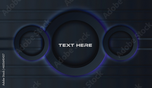 Drak Background New design Round shape in drak wallpaper