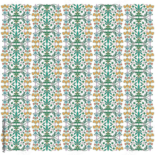 colorful background with classic ornamental pattern