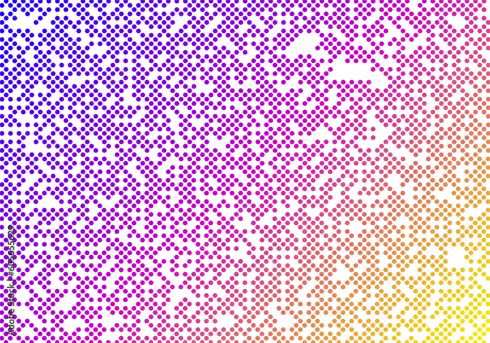 Dotted background with a gradient color effect, white background