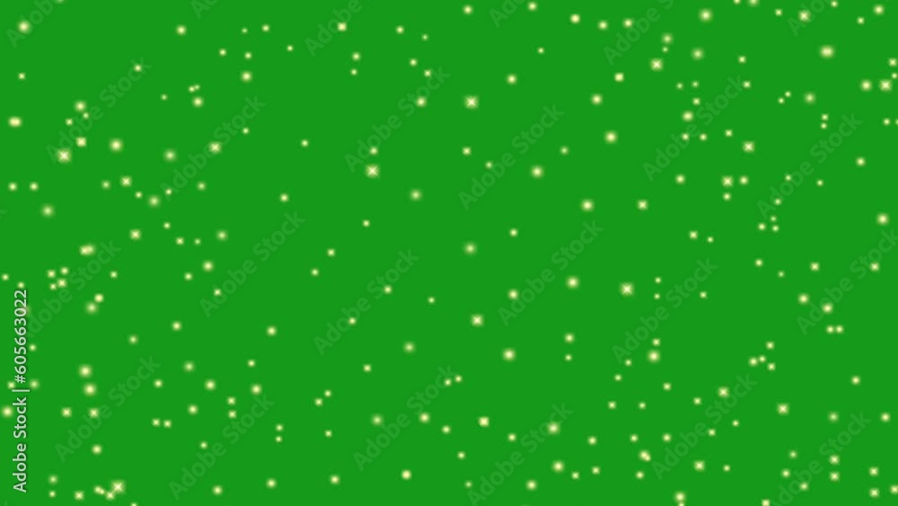 Animation of shiny dots on a green background Animation of shiny dots on a green background