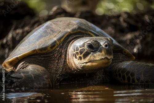 Ai generated illustration of Sea turtle