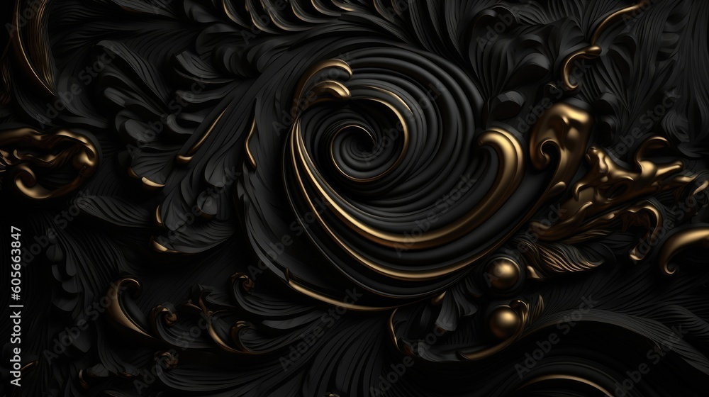 Abstract black premium background, ai Abstract black premium background, ai