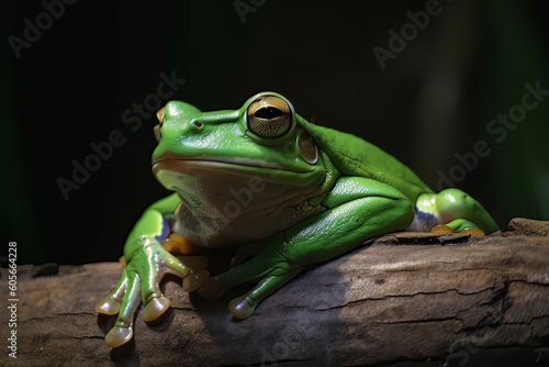 Ai generated illustration of tree frog