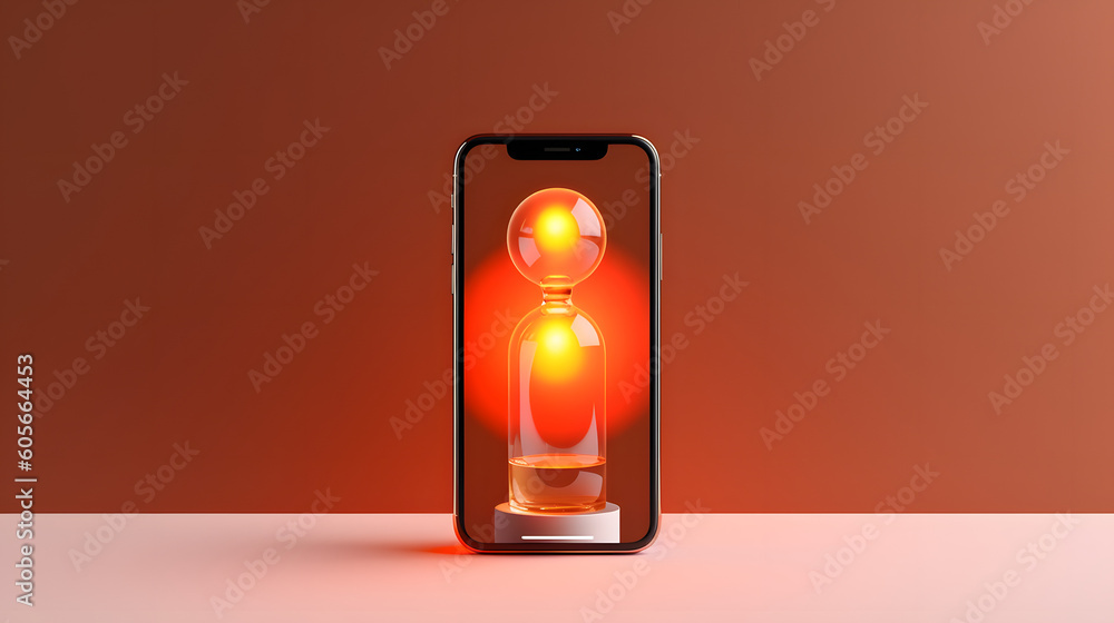 Smartphone close-up. Technologies and Devices. Generated AI Smartphone close-up. Technologies and Devices. Generated AI