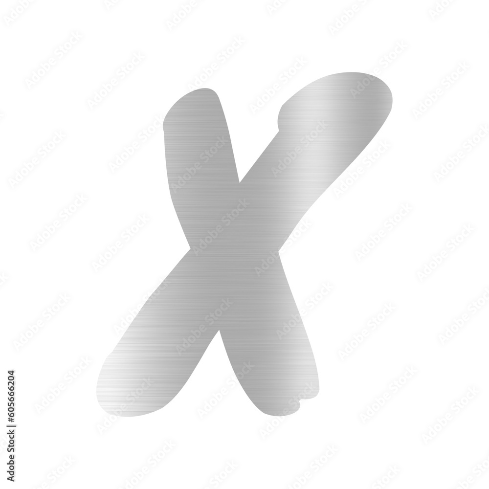 x alphabets with silver glitter x alphabets with silver glitter
