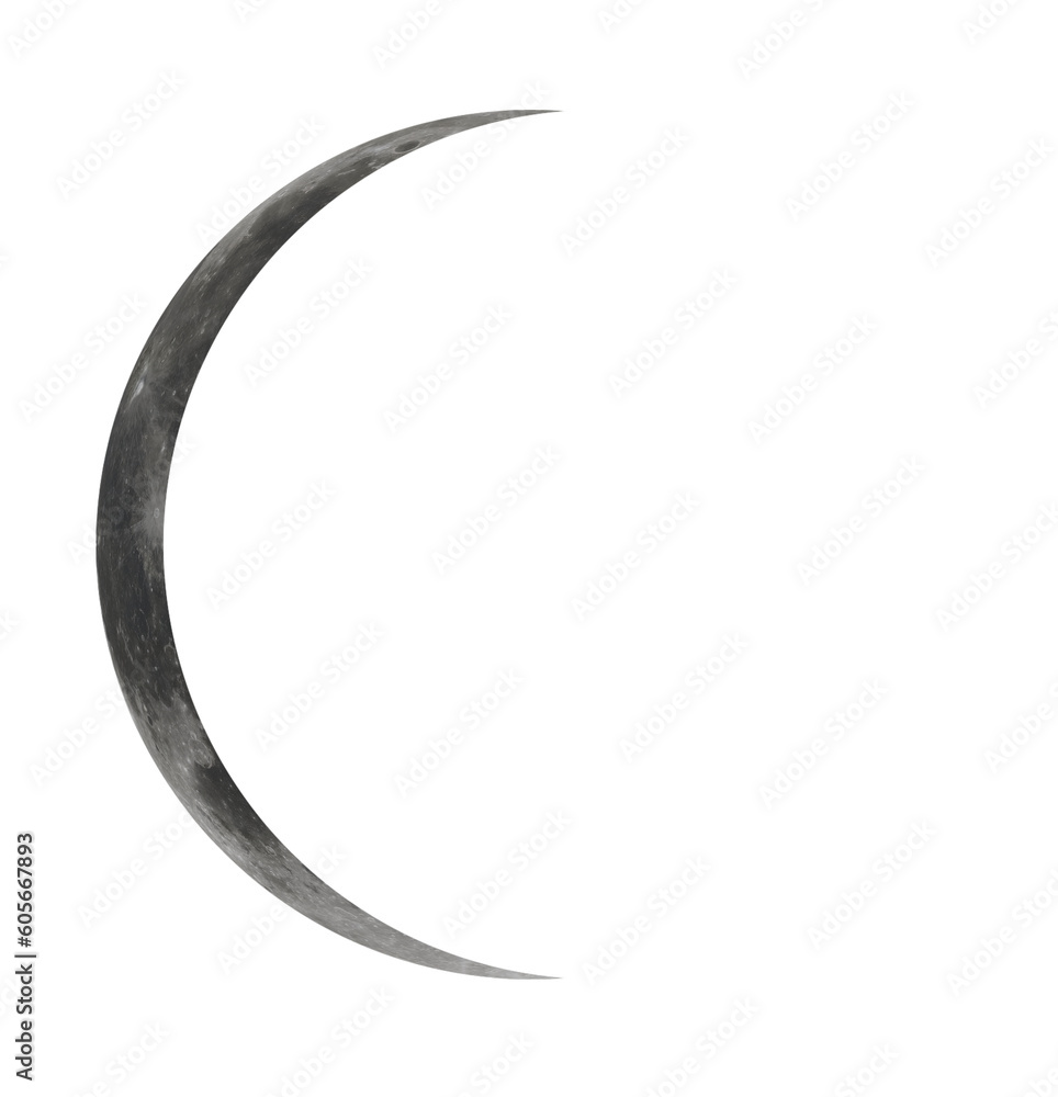 Moon isolated on white background Moon isolated on white background