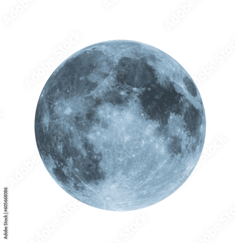 Fototapeta Naklejka Na Ścianę i Meble -  Moon isolated on white background