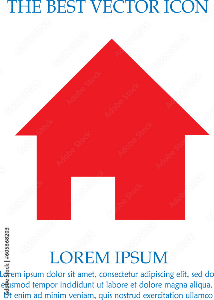 Home vector icon eps 10. House symbol. Simple isolated illustration. Home vector icon eps 10. House symbol. Simple isolated illustration.