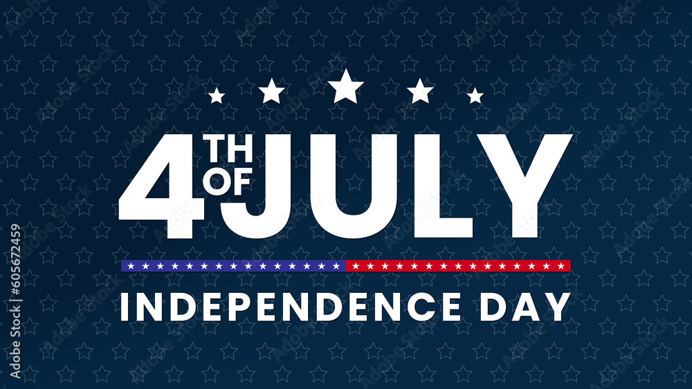 Happy 4th of July USA Flag Background Happy 4th of July USA Flag Background
