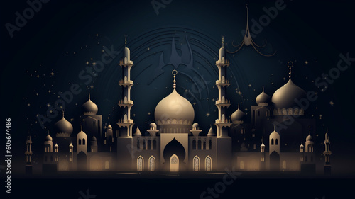 Arabic islam  Ramadan kareem background