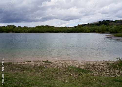 lake and clouds