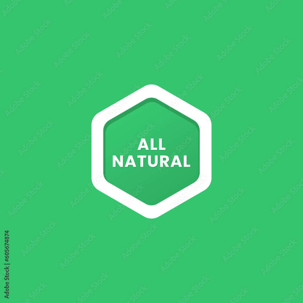 All natural label or All natural icon vector isolated in flat style. Best All natural label for product packaging design element. All natural icon for packaging design element. All natural label or All natural icon vector isolated in flat style. Best All natural label for product packaging design element. All natural icon for packaging design element.