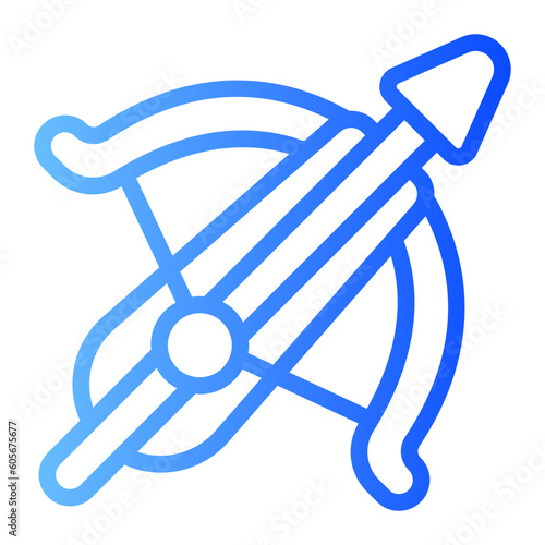 crossbow gradient icon