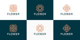 Luxury Logo, flower icon