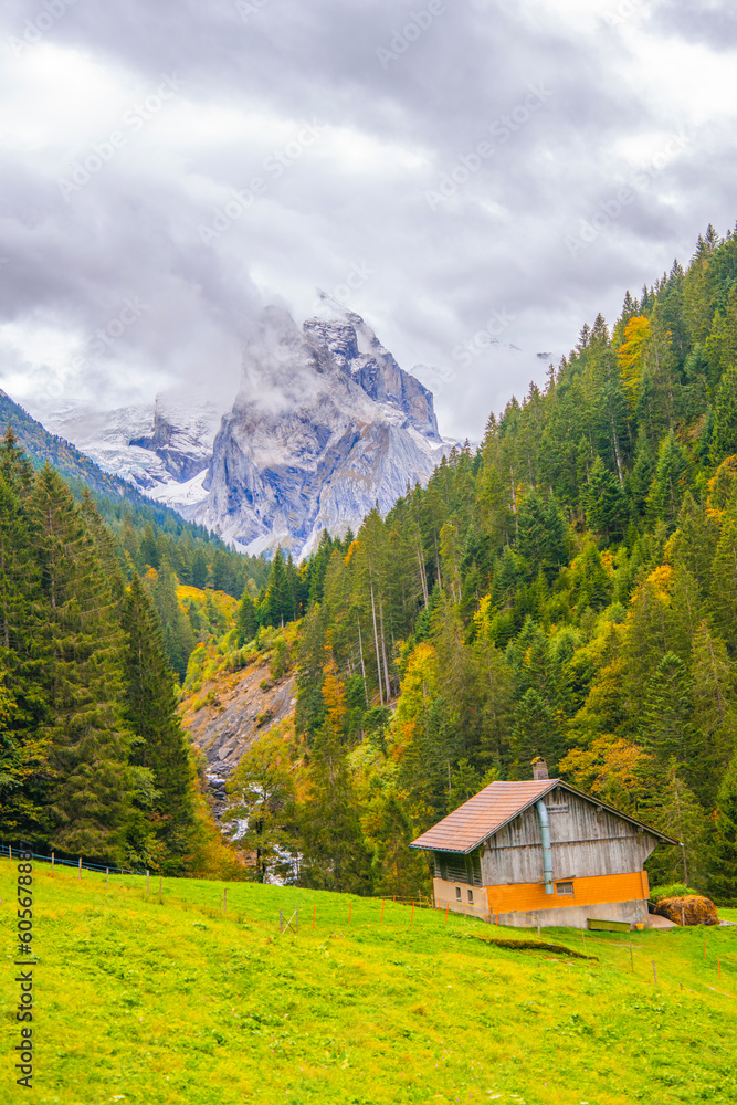 Berner Oberland Highlands in Switzerland