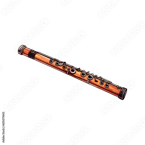 shiny flute, woodwind instrument blowing noise