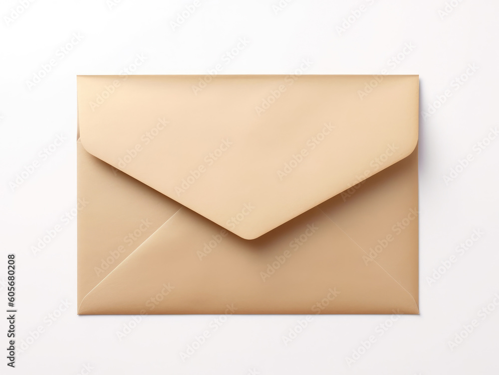 Blank open mail envelope isolated on white background Blank open mail envelope isolated on white background