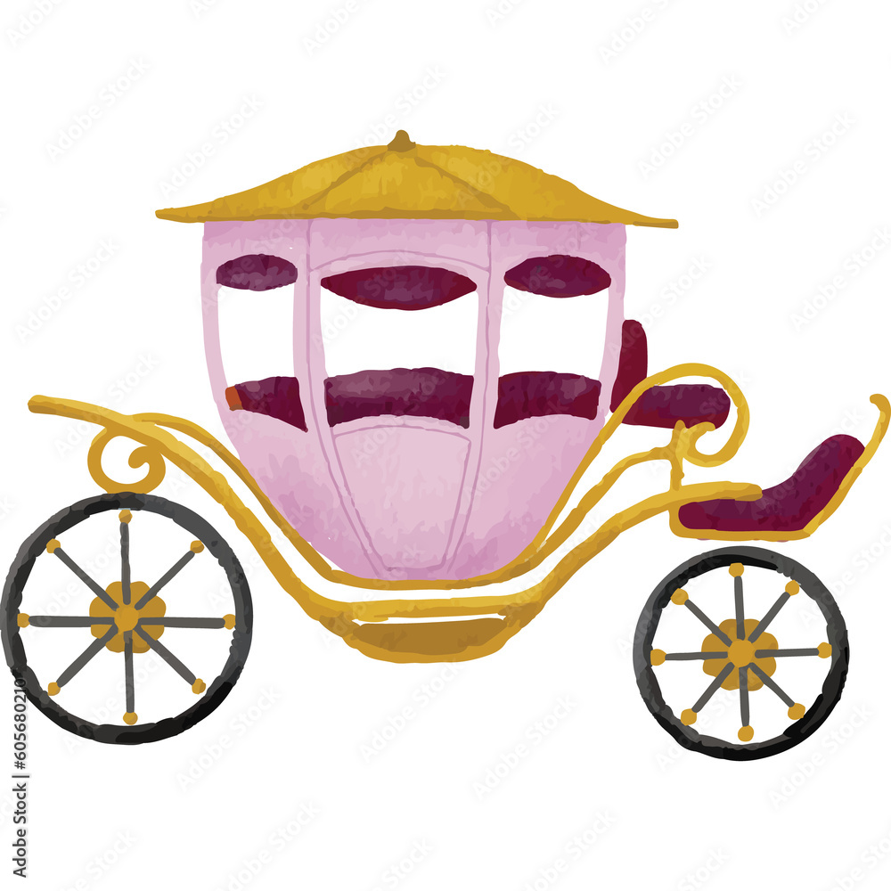 Obraz na plátně Golden chariot