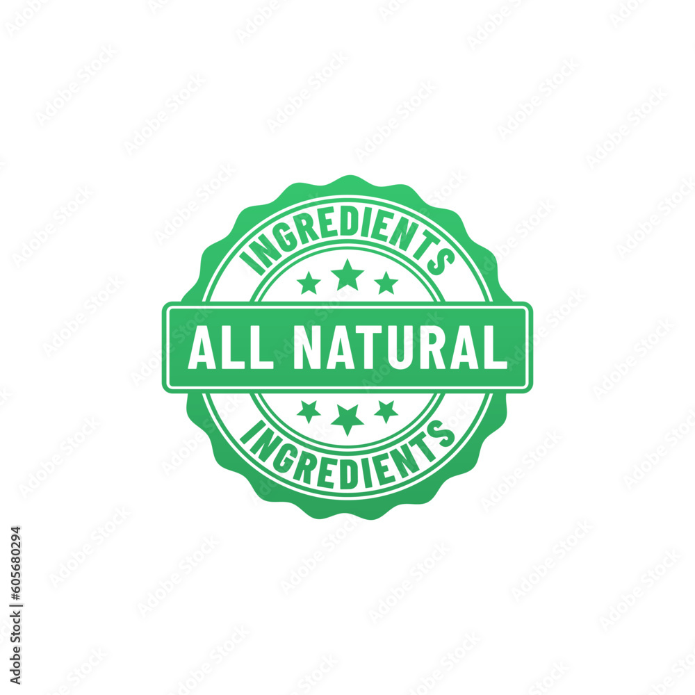 All natural stamp or All natural label vector isolated in flat style. Best All natural stamp for product packaging design element. All natural label for packaging design element. All natural stamp or All natural label vector isolated in flat style. Best All natural stamp for product packaging design element. All natural label for packaging design element.