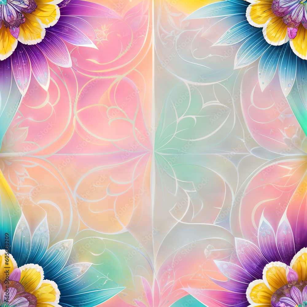 Abstract Floral Background Abstract Floral Background