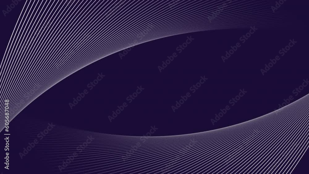 Animation of white lines on blue background Animation of white lines on blue background