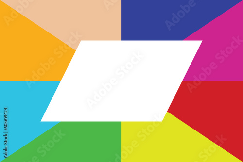 Free Download Multi Color pastel, rainbow vector texture in style. Beautiful illustration with parallelogram. Backgrounds for mobile phones, laptops, photos, web, white background, - GFXLoad
