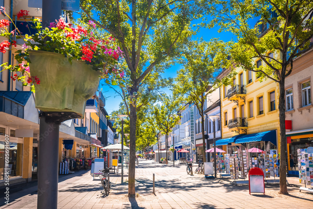 Town of Kehl colorful street view