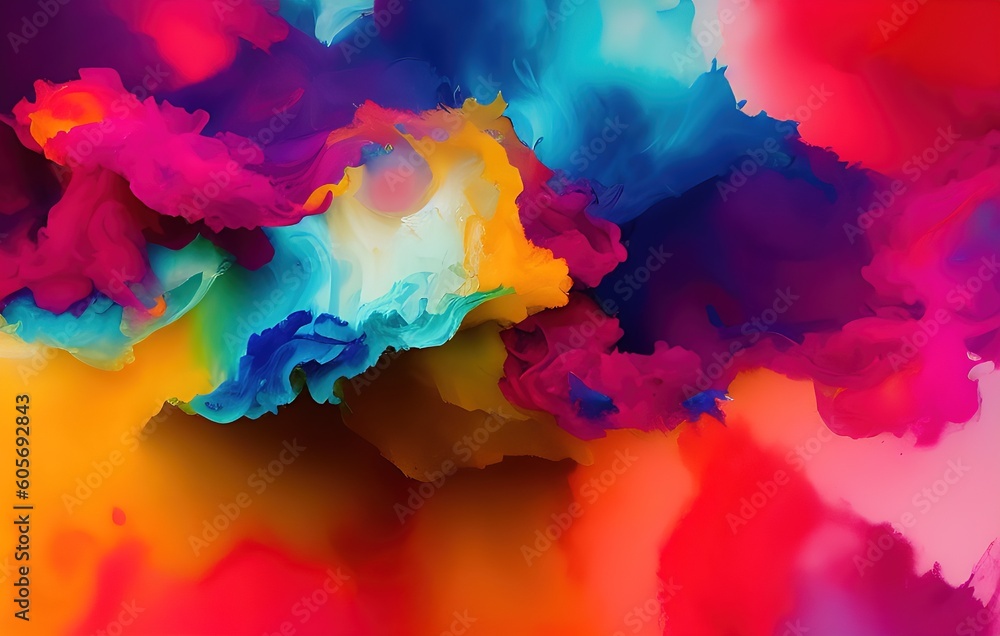 Abstract colorful liquid background illustration, Ai generative Abstract colorful liquid background illustration, Ai generative