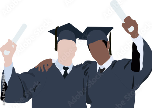 graduate with diploma