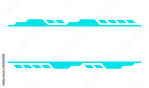 tech border split monogram