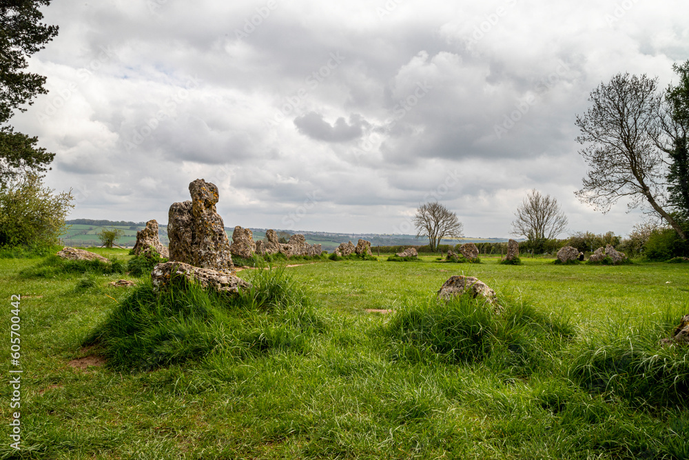 Rollright Stones, ancient stone circle Oxfordshire