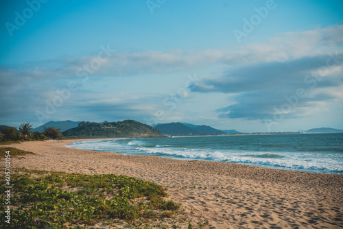 beach in the morning