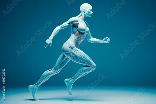 medical figure running