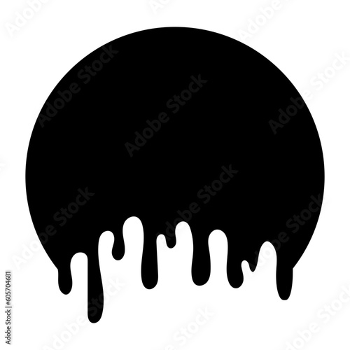 circle blood drips element