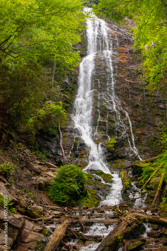 Mingo Falls in Cherokee  North Carolina s Smokey Mountains