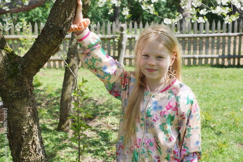 Dziewczynka. Polska - Mazury - Warmia.