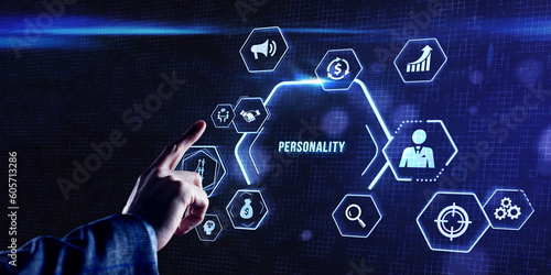 Internet, business, Technology and network concept. Personality.