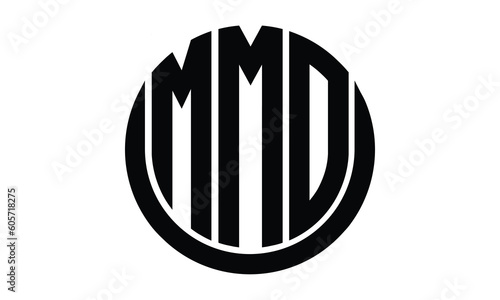 MMO shield with round shape logo design vector template | monogram logo | abstract logo | wordmark logo | lettermark logo | business logo | brand logo | flat logo.	