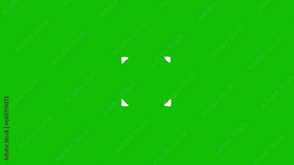 Hand-drawn animation of a square over a green screen.Cartoon-looking drawing. Hand-drawn animation of a square over a green screen.Cartoon-looking drawing.