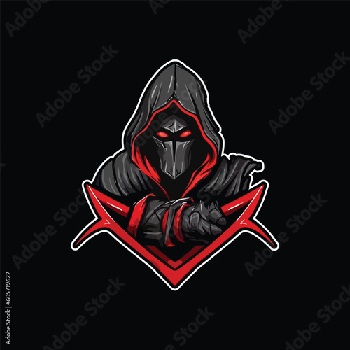 Assassin Mascot Logo Design Ninja Logo Design 