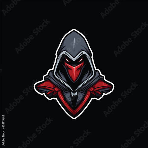 Assassin Mascot Logo Design Ninja Logo Design 