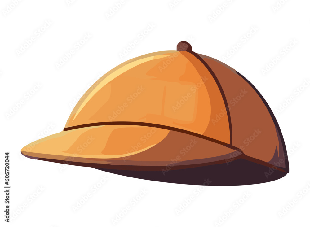 Fototapeta premium Yellow wool baseball cap