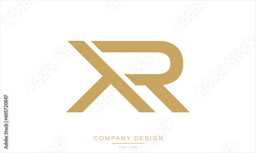 XR, RX, Abstract Letters Logo Monogram