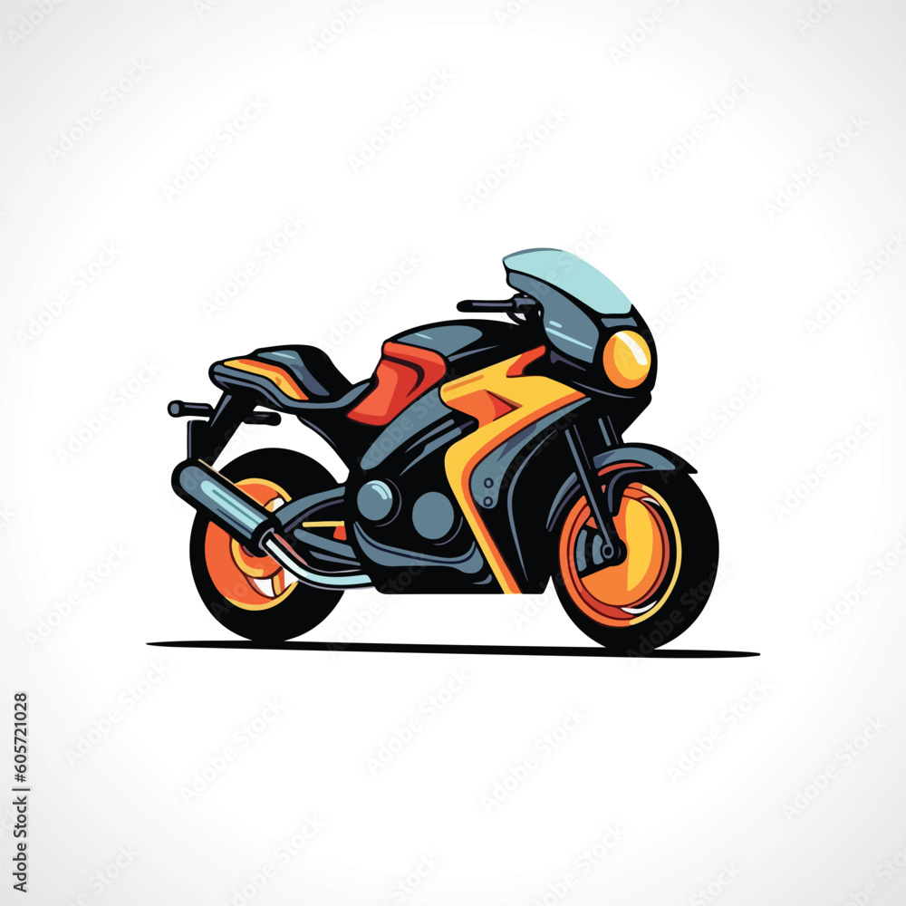 Super Bike Vector Motorcycle Vector Illustration Super Bike Vector Motorcycle Vector Illustration