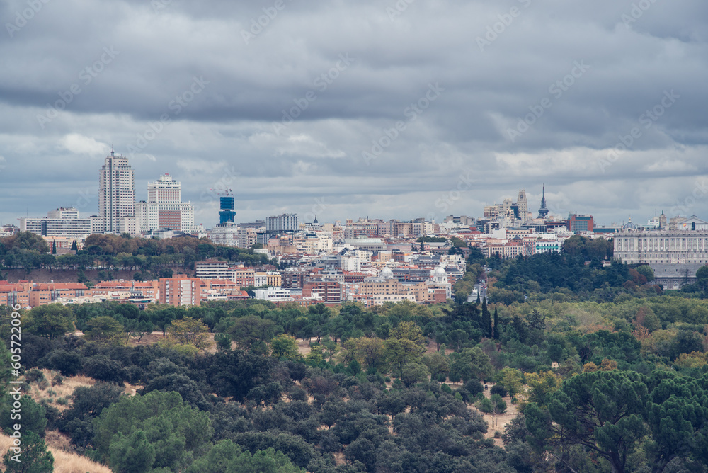 Fototapeta premium Vista de Madrid.