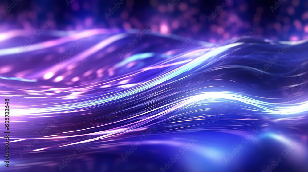 Generative AI - Generative AI - Abstract futuristic background with a ...