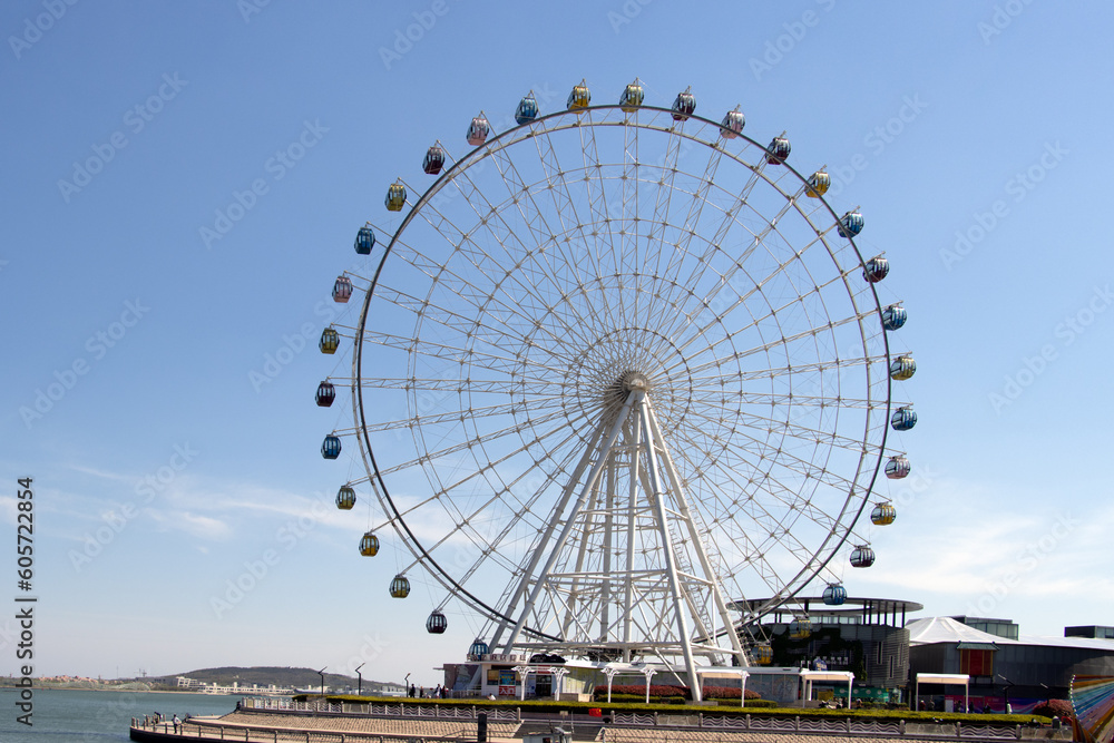 Ferris wheel - Eye of Qindao at Qingdao, China