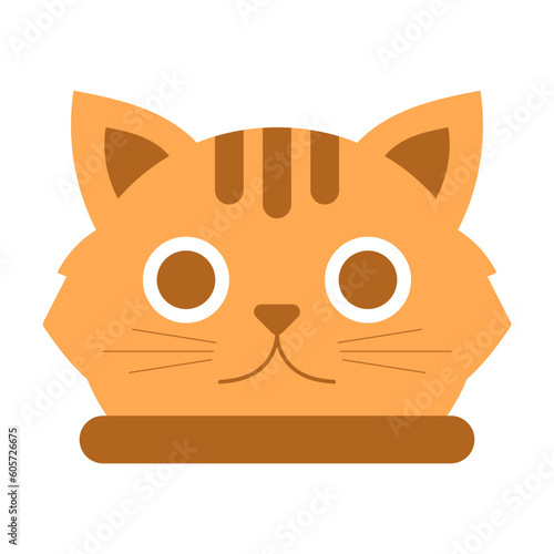 cute cat head element